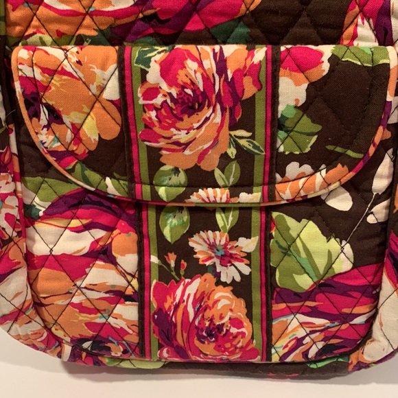 NEW -- Vera Bradley Floral Should Bag - Picture 2 of 12